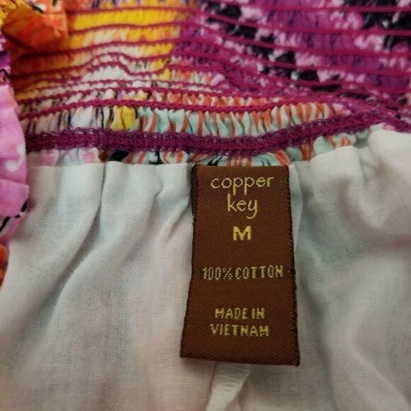 Copper Key Boho Gypsy Skirt. Size M - Picture 7 of 8